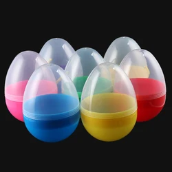 High Quality Eco-friendly PP Candy Colorful Gashapon 175*235mm Egg Shape Empty Plastic Capsules Balls Toys for Vending Machine