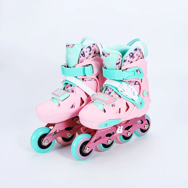 Popular 4 Wheels Teenagers Adults Detachable PU Casting Comfortable Feel Wear-Resistant Outdoor Sports Inline Skates