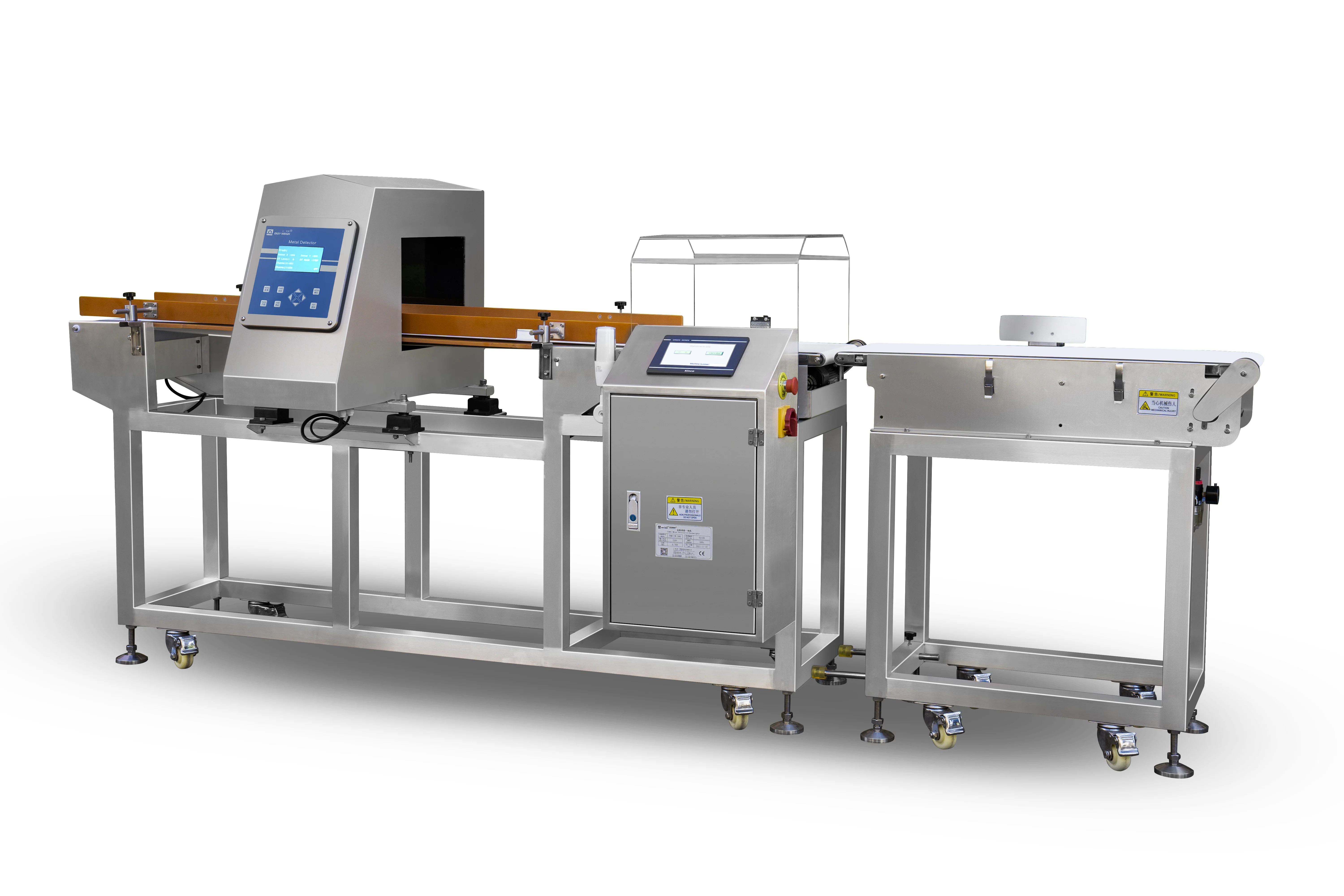 High Accuracy  Checkweigher Industrial Online Conveyor Food Metal Detector Combined Check Weight