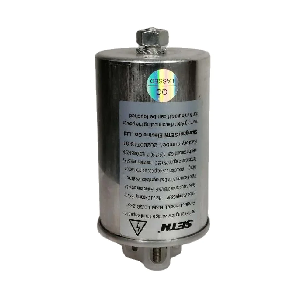 3 phase 40 kvar Bsmj self-healing power supply power capacitor low voltage shunt capacitor
