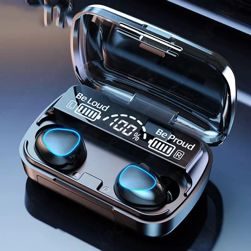 New Low Price M10 TWS Wireless In-ear Headphone Earphone Sports Waterproof Touch Headset LED Display Bass Earbuds M10