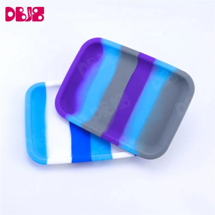 
High Quality Custom Logo Silicone Weed Herb Tobacco Rolling Tray Weed Accessories Smoke Paper Rolling Tray 