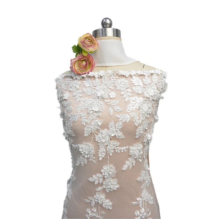 Лидер продаж! Хорошее качество люкс обрезки кружева вышивки ткани шнурка вышивки