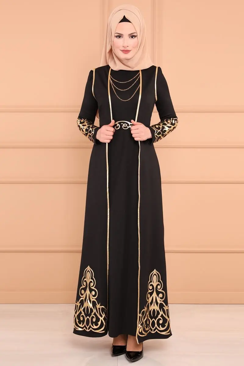 
MXCHAN two pieces set islamic clothing muslim dresses in 2020 dubai fashion burqa abaya 