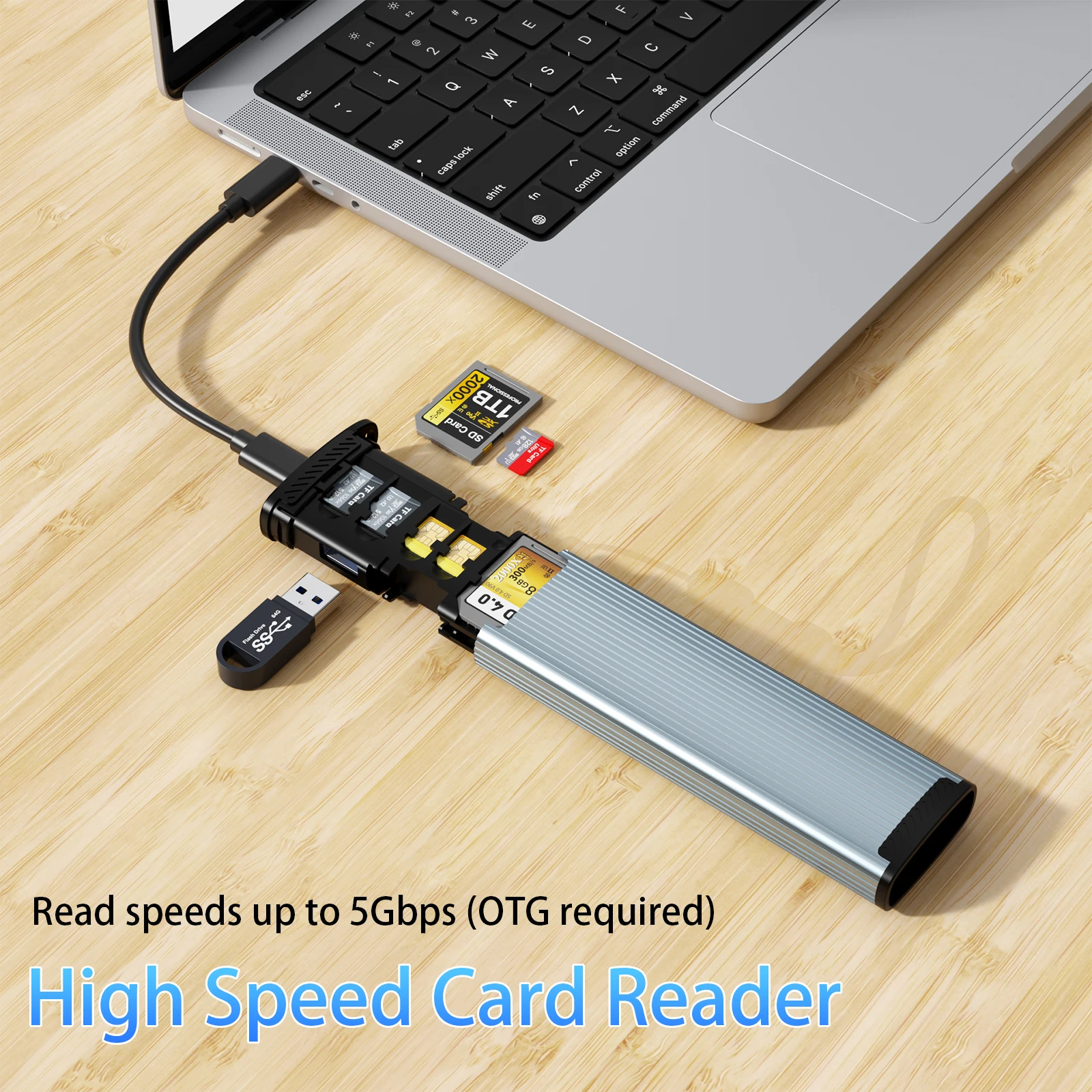 13-в-1 USB & Type-C интерфейсы внешний OTG считыватель карт памяти многофункциональный SD/TF 3 0 кард-ридер адаптер