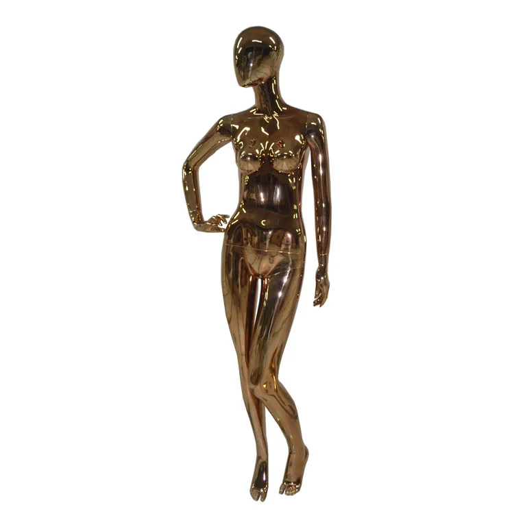 Window Display Fashion Female Rose Gold Mannequin Full Body From Meyshow Display Factory