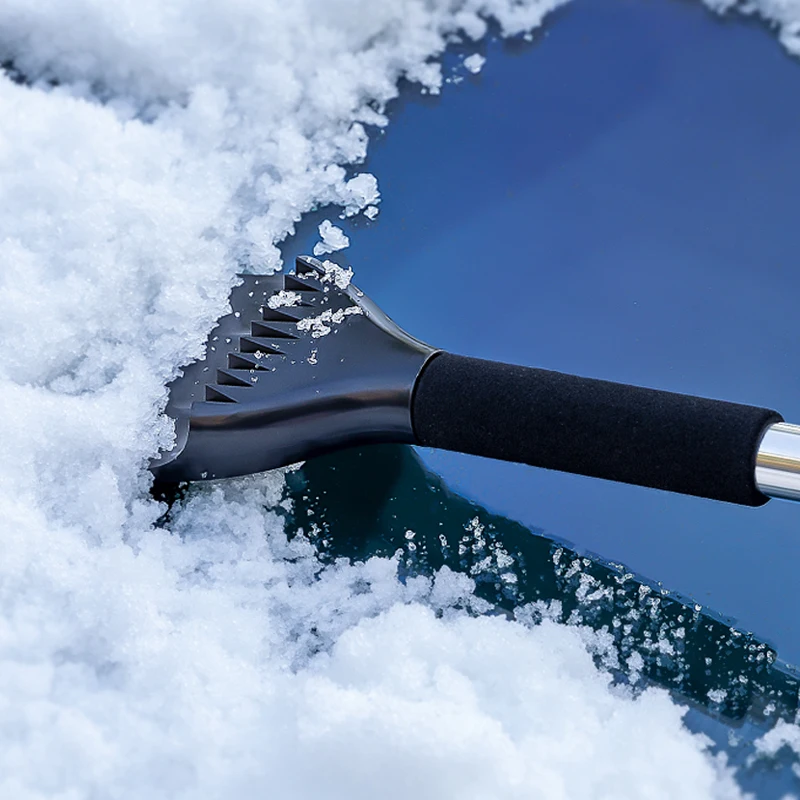 High Quality Household Car Shovel Snow Durable Plastic with Led Light Window Ice Scraper EVA For