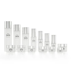 5 10 15 20 25 30 50 g ml eye body face cream jars cosmetic packaging frosted glass jars with silver lids