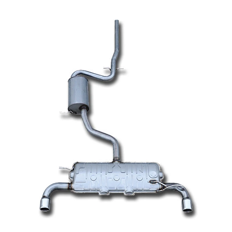 Muffler Flexible Exhaust Pipe With Diffuser For VW Golf 6 MK6 Refitted Upgrade To R20 GTI 2009-2016 Car Exhaust Muffler Pipes