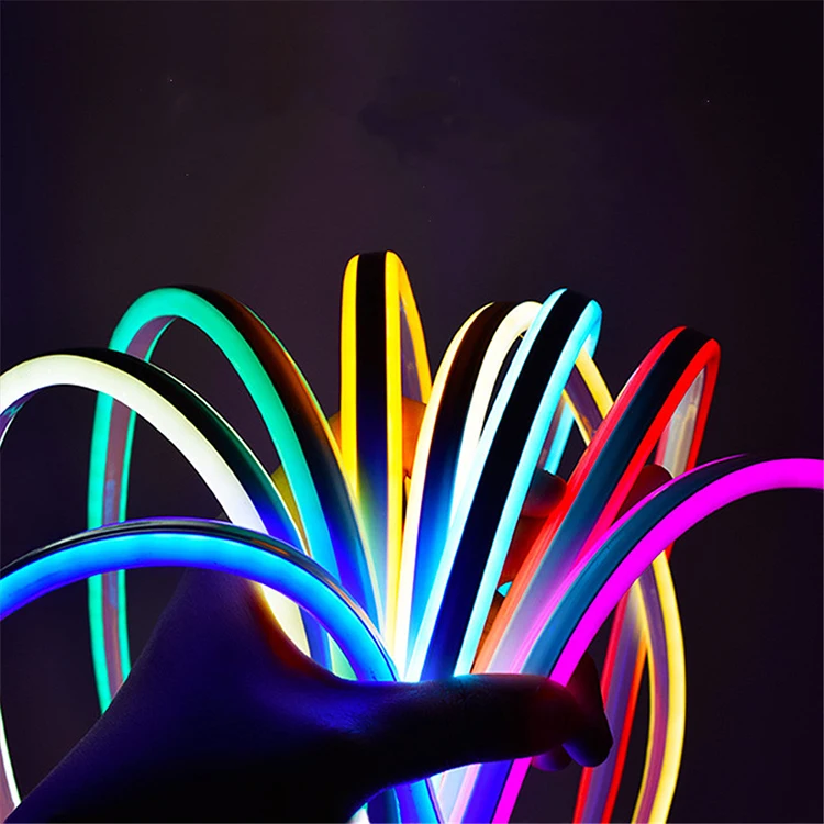 Лидер продаж силиконовый неоновый шнур 12 В 24 110 120 240 в 230 Rgb 360 градусов гибкий светодиодный светильник неоновая