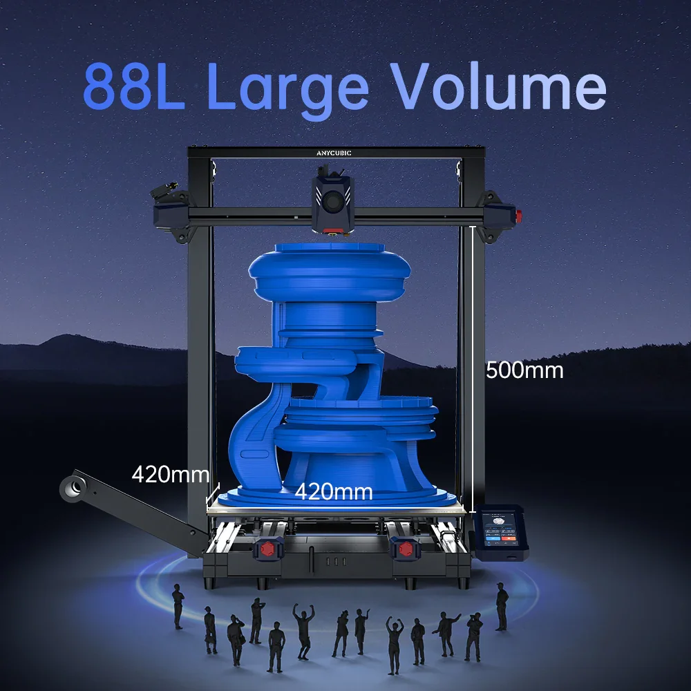 ANYCUBIC Speed Large Build Size 500*420*420mm Kobra 2 MAX FDM 3D Printer