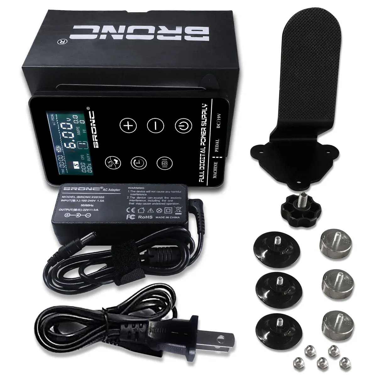 Factory Direct Sale Power Supply Profesional Hand Touch Adjustable  Tattoo Power Supply