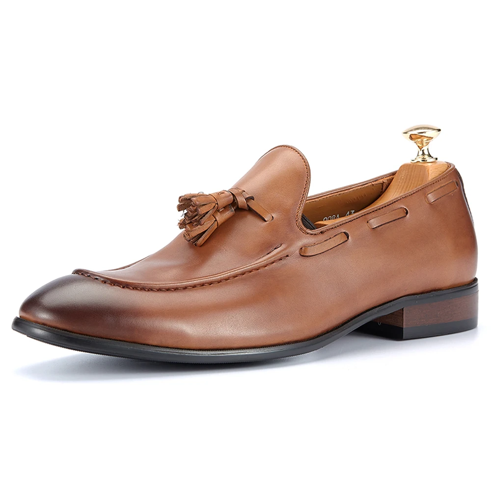 Hot Selling Men Genuine Leather Loafers Shoe Casual Loafer Shoes Top Layer Cowhide for Men Casual Shoes Men