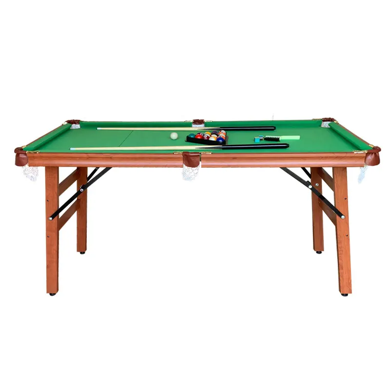 Billiard Table Home Cheap Mini Kids 1.4 m Billiard Table Foldable Snooker Table