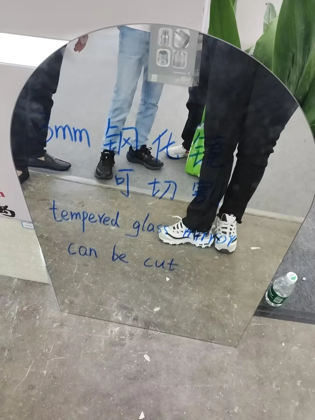 China factory high quality 3mm mirror cuattable tempered mirror glass toughened mirror glass