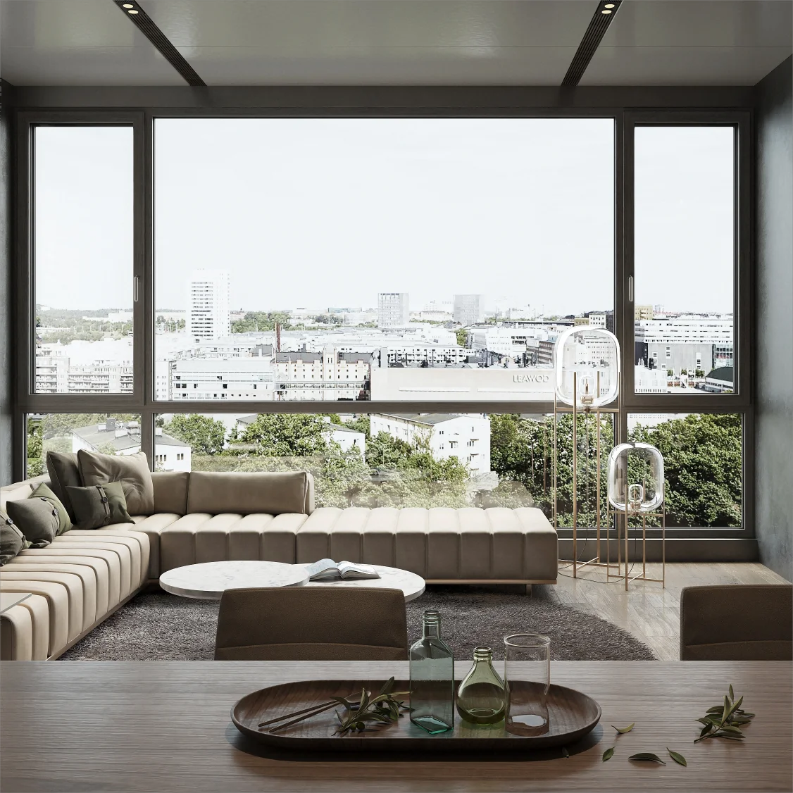 China Manufacturer Aluminum Wood Windows Heatproof Double Glass Thermal Break Aluminum Custom  Safety Glass Residential Window