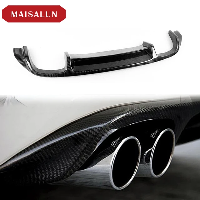 3D Style Rear Diffuser For Volkswagen VW Scirocco R 2014+ Carbon Fiber Rear bumper Diffuser