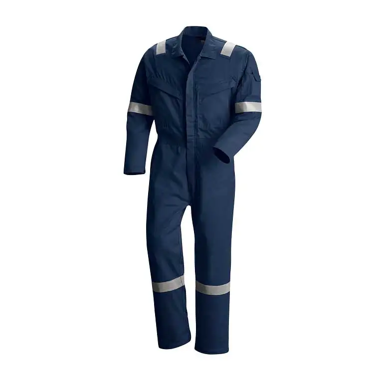 Flame Retardant and Fireproof Workwear Anti-Flame Work Suits for worker Black color Fire Protection Coveralls Safety Clothing