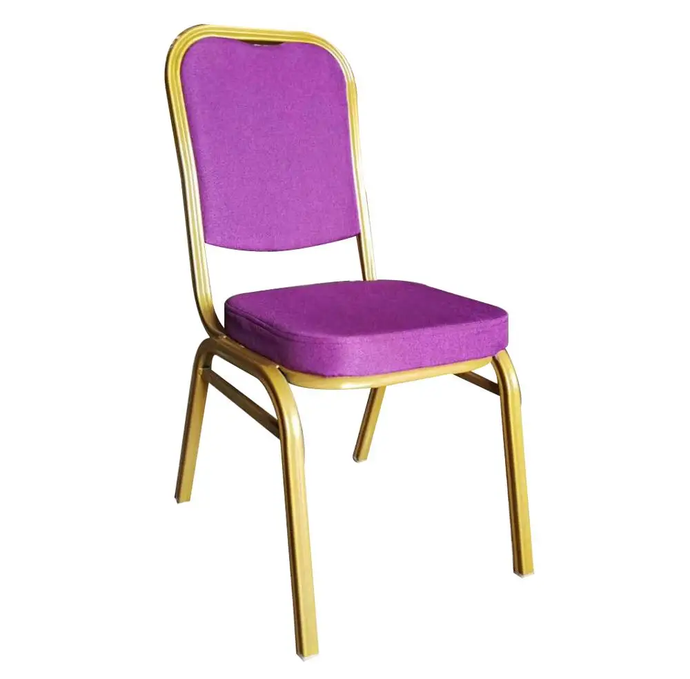 wholesale price steel stackable hotel hall banquet chair for restaurant wedding