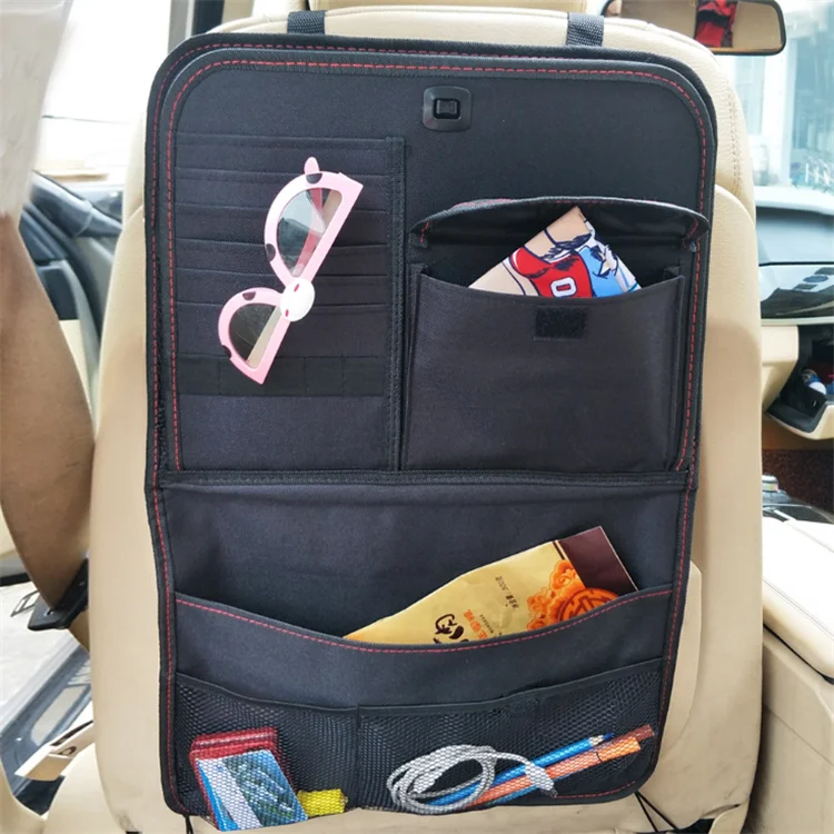 Auto accessories back seat organizer with tray for kid