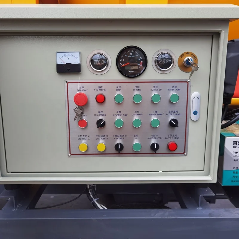 Portable diesel Pump Conveying long Distance Stationary Cement Mixer Pump Pipe Diesel Concrete Mixer Pump For Sale