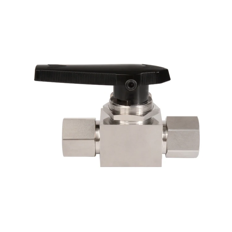Stainless Steel Parker Style Super High Pressure Plate Gate Female Thread Instrument ball valve