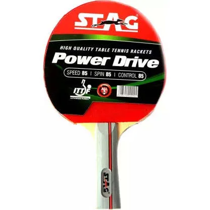 Stag Power High Performance Professional Table Tennis Racket Wood and Rubber Sport Equipment with Long Pimples Pimplegrip
