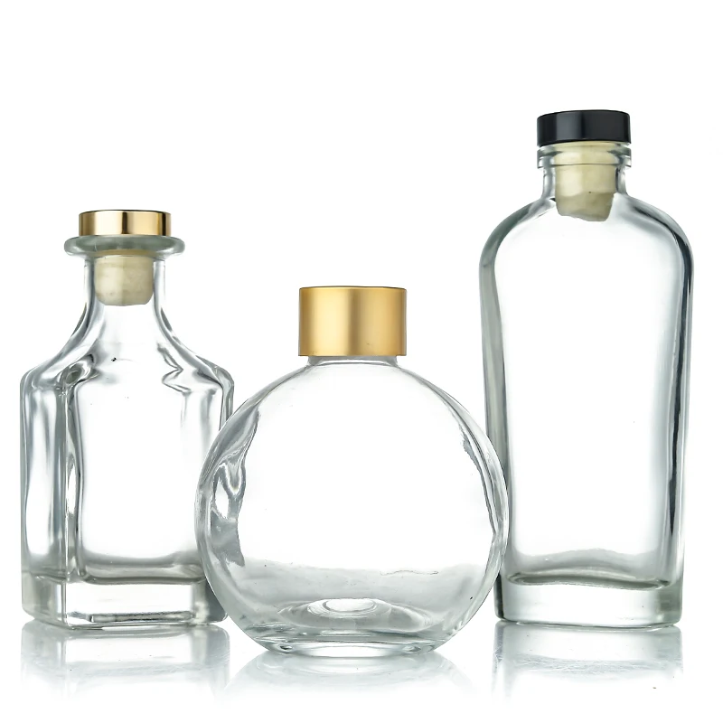 Бесплатный образец 100Ml130ML и 190mlcustomized градиентной расцветки из дутого стекла в форме флакон духов с распылителем