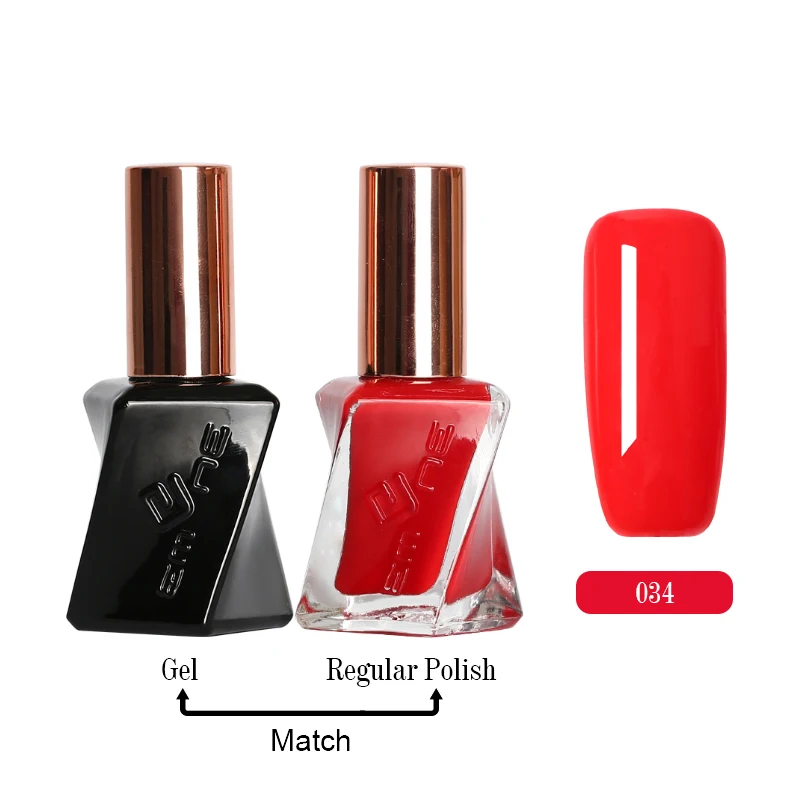 15ml 2 in 1 Multifunctional 110 Colors Customize Logo Long Lasting Rubber Base Gel Nail Polish