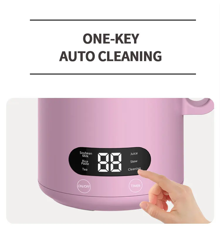 350Ml Automatic Heating Filter-Free Soybean Vegan Milk Juice Maker Kitchen Tools 110V/220V