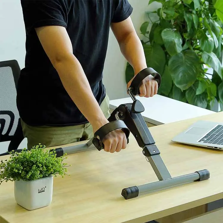 Portable Foot Peddler Folding Rehabilitation Pedal Exerciser Mini Exercise Bike