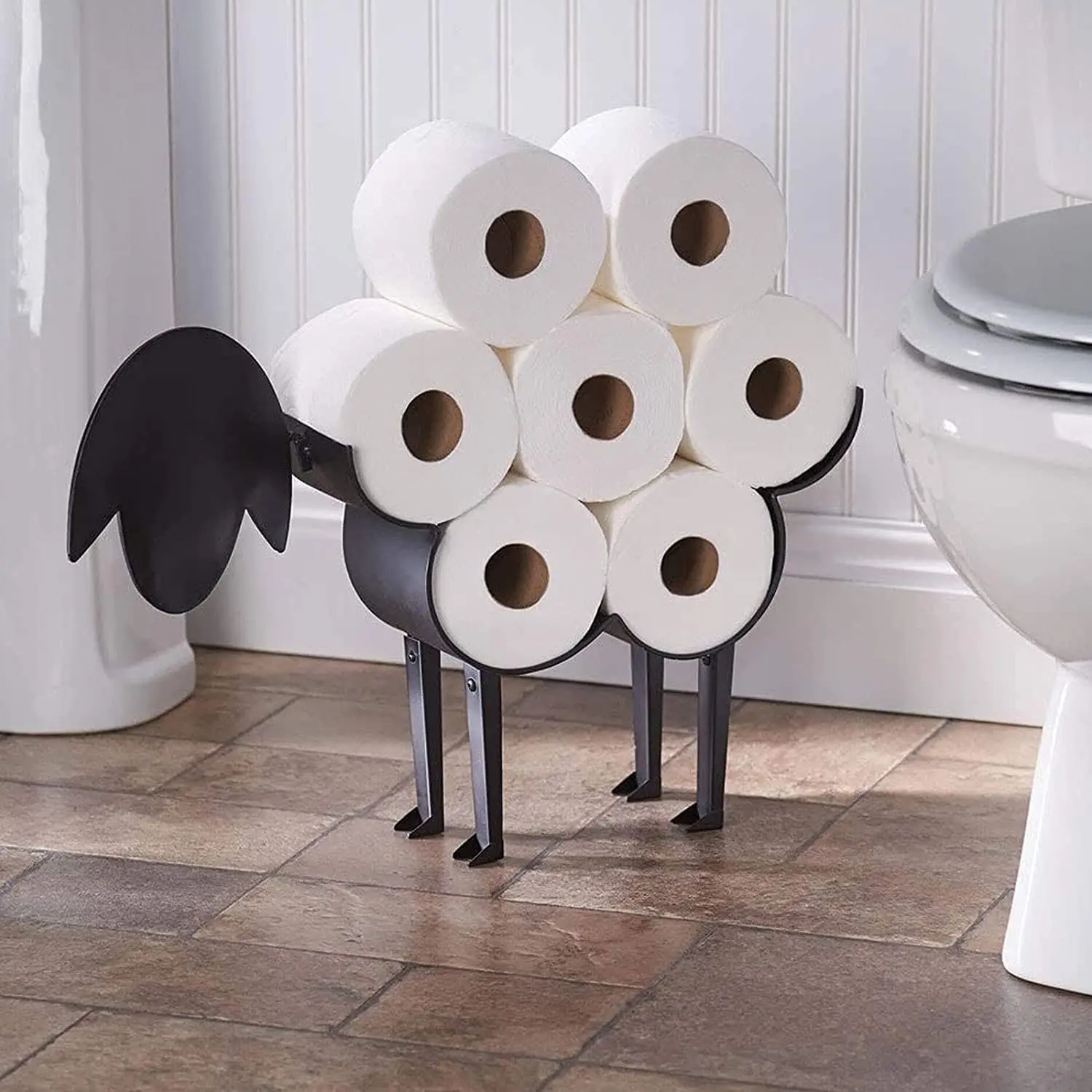 Funny Sheep Standing Bathroom Tissue Storage Toilet roll Paper Holder
