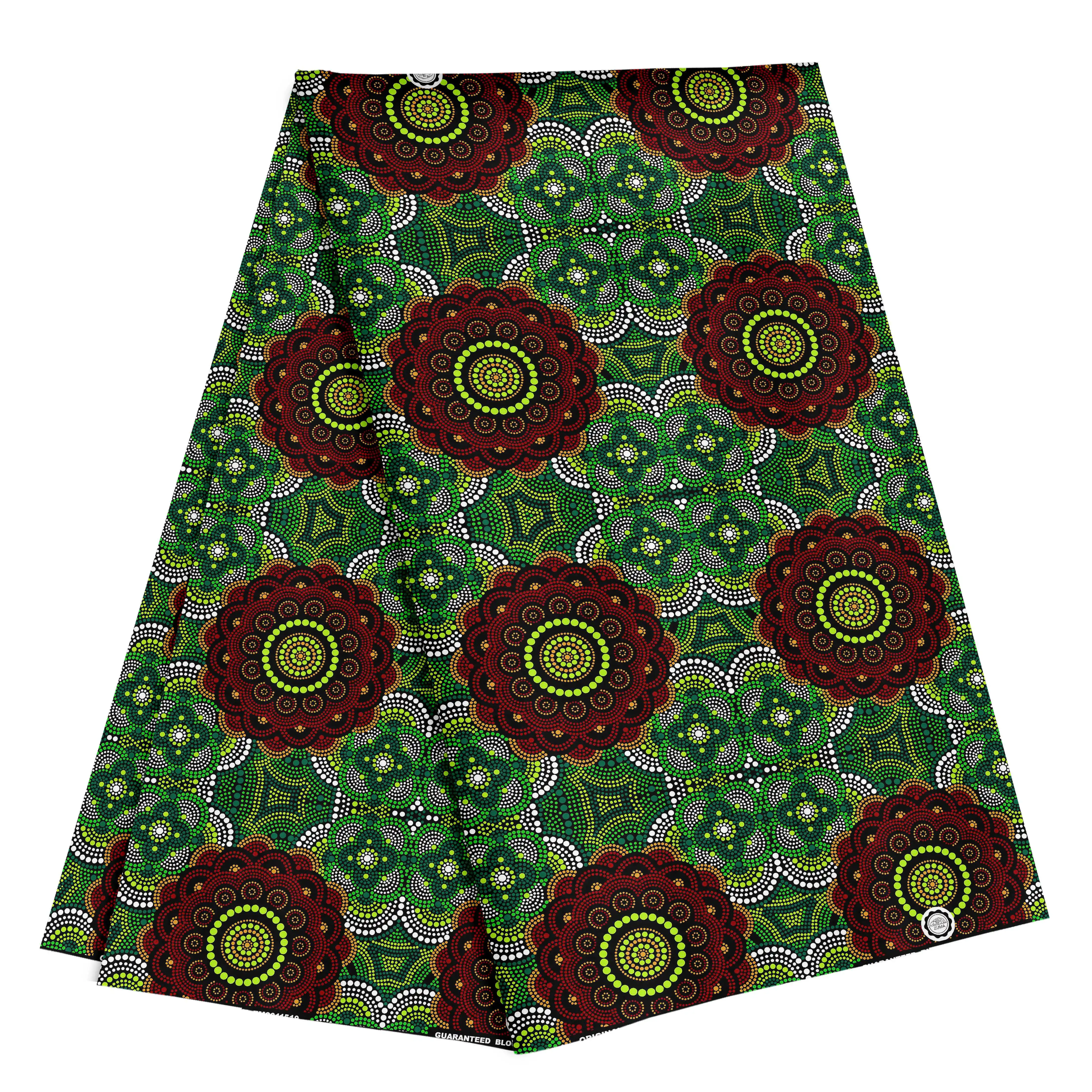 100% cotton african wax fabric for cloths