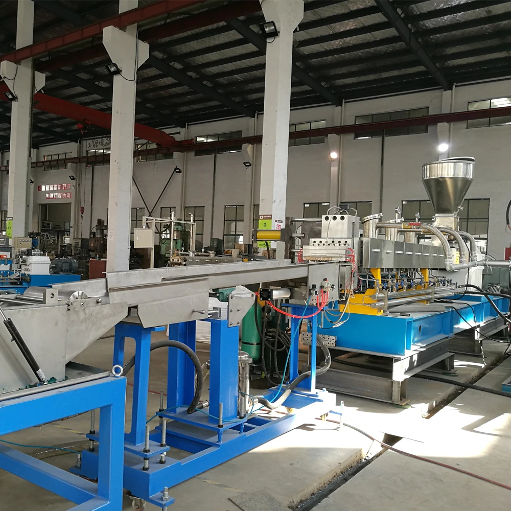 Double Screw PET Pellet Machine Plastic Granulators Machine