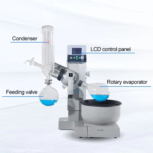 High Quality laboratory glassware set Glass rotary Vacuum Evaporator Price