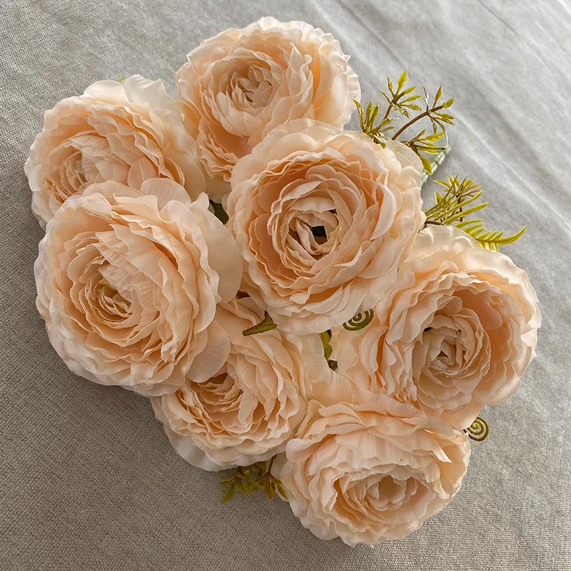 cheap wholesale artificial flowers no.69 7 head peony artifical flowers