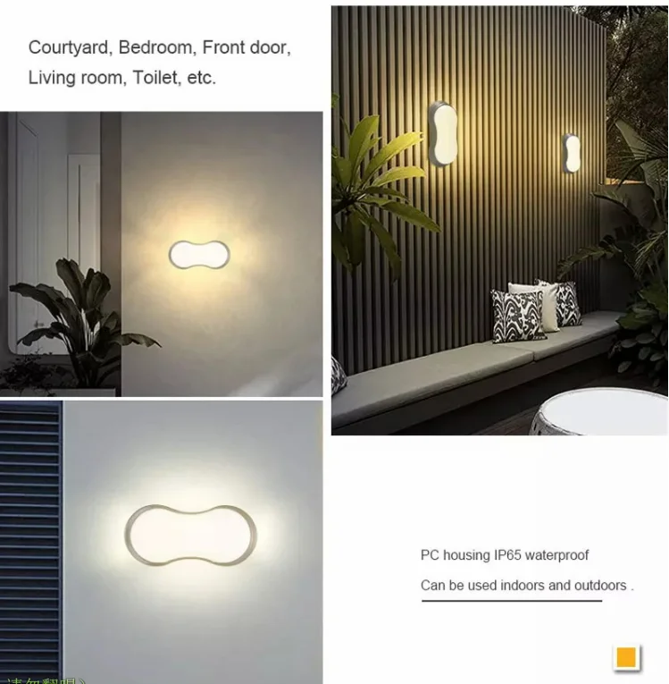 Custom factory price 18 24 watt white warm outside Building Wall waterproof 6w wall light led wall lamp outdoor