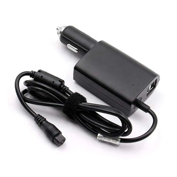 2022 New Design 100W 2USB port universal car charger 18-20V adapter for Dell/HP/Asus/Lenovo/Acer /Toshiba/Sony