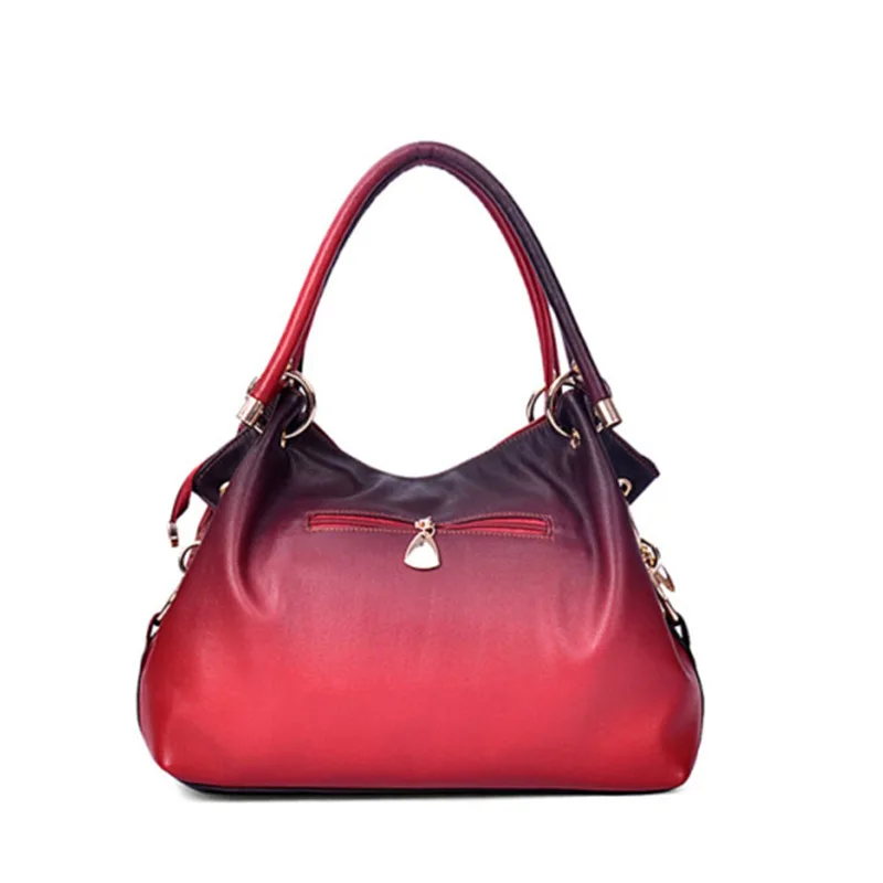 Wholesale Factory Womens Shoulder Bag Casual Signature Printing Pu Leather lady shoulder bags
