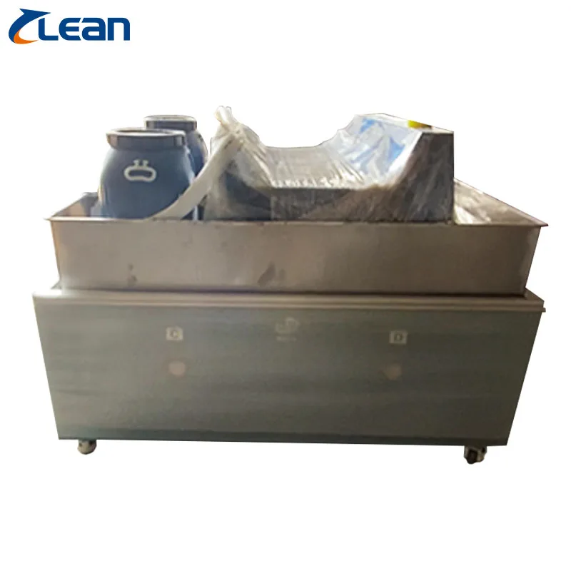 Manual thick metal sheet vibration polishing machine