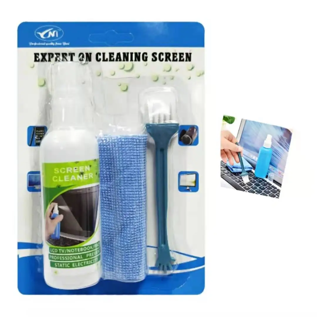 china wholesale factory price phone and tv screen cleaner spray mobile screen clean kit lcd contact cleaner for tv lcd labtop