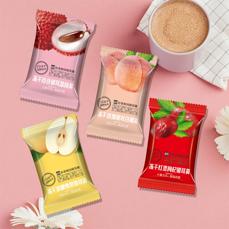 No Boil Silver Fungus Instant Soup Freeze Dried Silver Fungus Soup