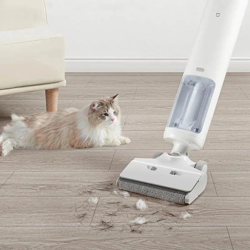 Xiaomi Mijia Wireless Wet And Dry Vacuum Cleaner B302CN Handheld Scrubber Washing Mopping Self Cleaning Smart Floor Washer