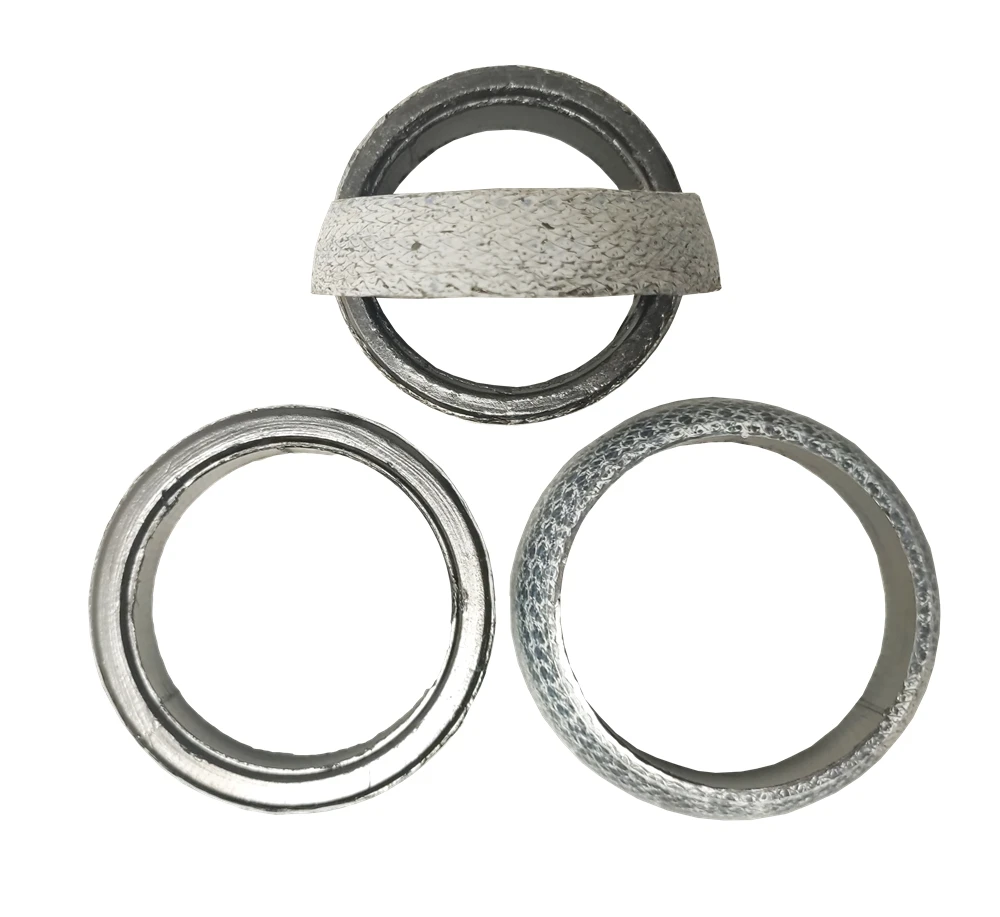High performance exhaust pipe Muffler catalytic uxcell Universal Car Graphite Header Manifold Downpipe Exhaust Donut Gasket
