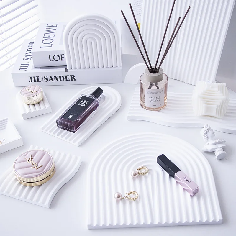 С ВОЛНИСТЫМ рисунком штукатурка для хранения лоток студийной фото видео съемки Фото Опора украшения фоны предметной