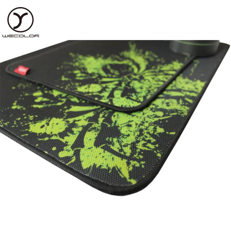 eco wear-resisting natural oem durable Environmental hemp silicone calculate mouse pads