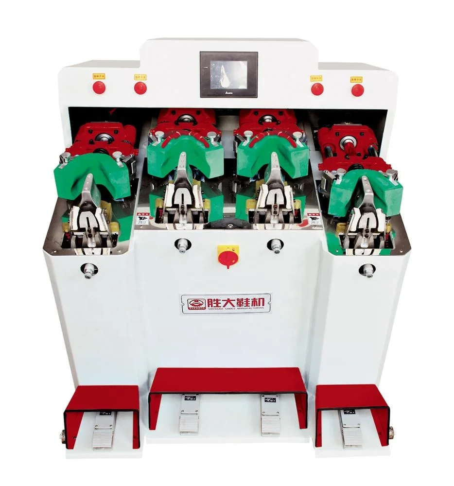 Computerized shoes heels molding machine ( 2 heat + 2 cold) soccer shoes heel forming machine sport shoe making machine