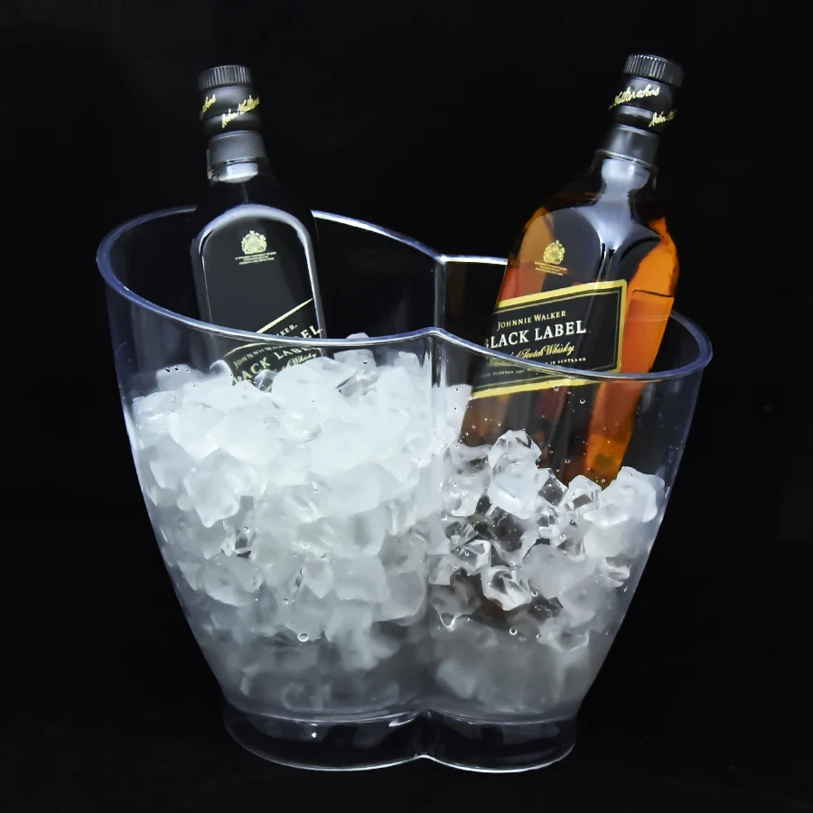 Китай оптовая продажа 5 л прозрачный акриловый Пластиковый кулер для напитков водки шампанского вина льда