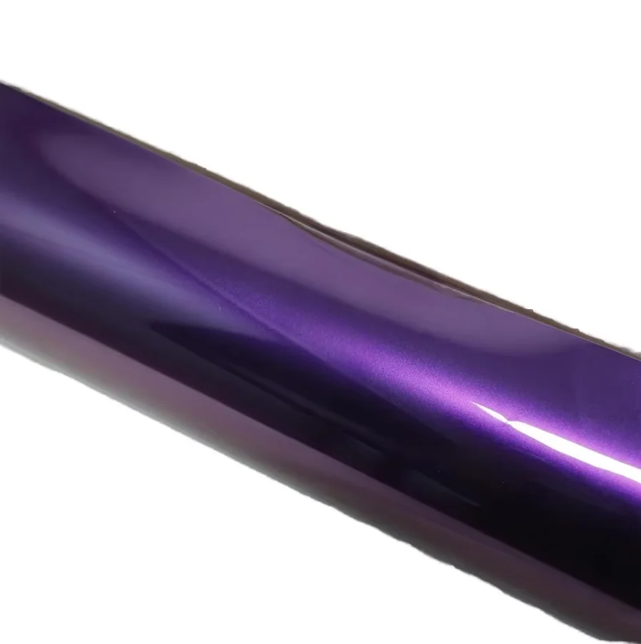 Высококлассная оберточная пленка 1 52*17 м перламутровая виноградно-фиолетовая для изменения цвета всего кузова Защитная автомобиля