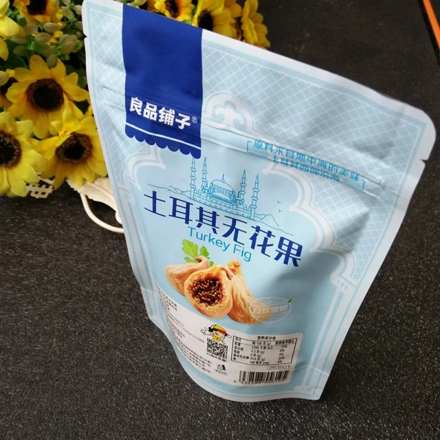Custom printing snack packaging Resealable plastic Aluminum foil zipper bag